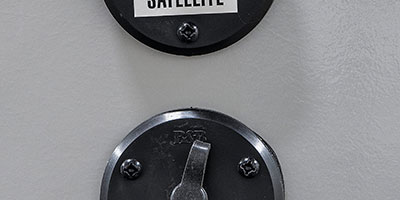 2020 KZ RV Sportster 343TH11 Fifth Wheel Toy Hauler Exterior TV Hookup