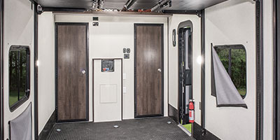 2020 KZ RV Sportster 343TH11 Fifth Wheel Toy Hauler Cargo Area