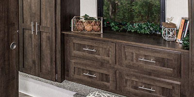 2020 KZ RV Sportster 343TH11 Fifth Wheel Toy Hauler Dresser