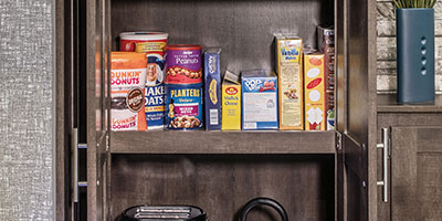 2020 KZ RV Sportster 343TH11 Fifth Wheel Toy Hauler Kitchen Pantry