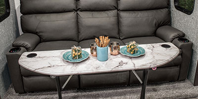 2020 KZ RV Sportster 343TH11 Fifth Wheel Toy Hauler Sofa Dinette