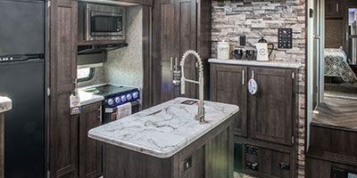 2020 KZ RV Sportster 353TH13 Fifth Wheel Toy Hauler Kitchen