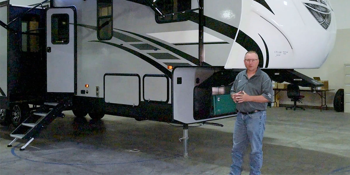 2020 KZ RV Sportster 343TH11 Fifth Wheel Toy Hauler Exterior Features Video
