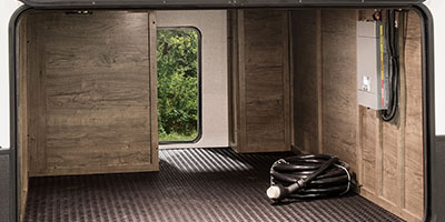 2019 KZ RV Venom 4013TK Fifth Wheel Toy Hauler Exterior Pass Through Storage