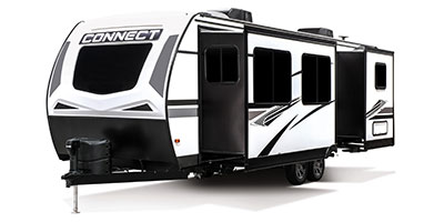 2021 KZ RV Connect C272FK Travel Trailer Front 3-4 Off Door Side with Slide Out