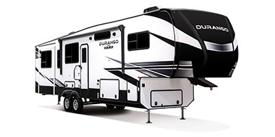 2021 KZ RV Durango D326RLT Fifth Wheel Exterior Front 3-4 Door Side