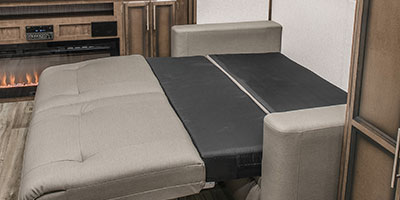 2021 KZ RV Durango D326RLT Fifth Wheel Right Living Room Sofa Bed