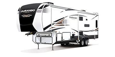 2021 KZ RV Durango Gold G356RLT Fifth Wheel Exterior Front 3-4 Off Door