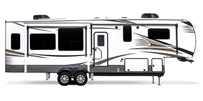 2021 KZ RV Durango Gold G356RLT Fifth Wheel Exterior Side Profile Door Side