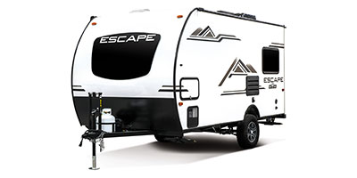 2021 KZ RV Escape E14 HATCH Travel Trailer Exterior Front 3-4 Off Door Side