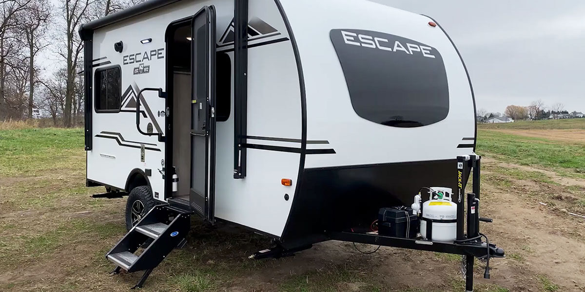2021 KZ RV Escape E14 HATCH Travel Trailer Quick Tour Video