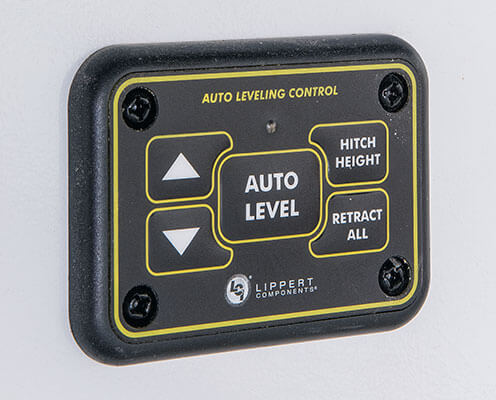 2022 KZ RV Sportsmen 303RL Fifth Wheel Exterior Auto Leveling Controls