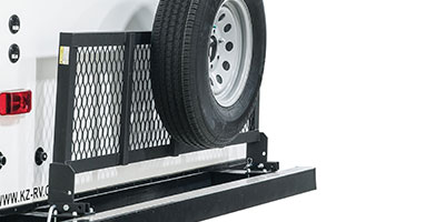 2021 KZ RV Sportsmen 303RL Fifth Wheel Exterior Rack Folded