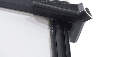 2021 KZ RV Sportsmen 303RL Fifth Wheel Exterior Rear Rain Spout