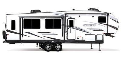 2021 KZ RV Sportsmen 303RL Fifth Wheel Exterior Side Profile Door