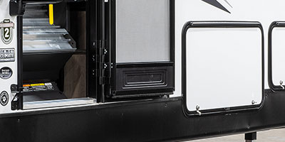 2021 KZ RV Sportsmen 303RL Fifth Wheel Exterior Steps Folded