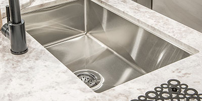 2021 KZ RV Sportsmen 303RL Fifth Wheel Kitchen Sink