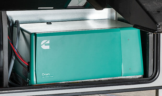 2022 KZ RV Sportster 331TH13 Fifth Wheel Toy Hauler Exterior Cummins Generator