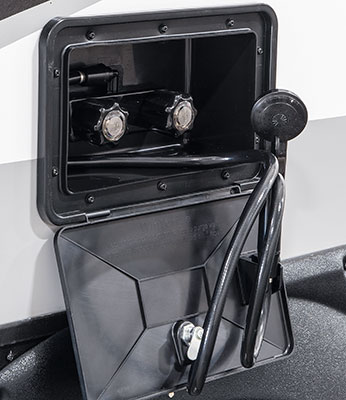 2022 KZ RV Sportster 331TH13 Fifth Wheel Toy Hauler Exterior Shower