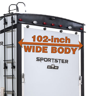 2022 KZ RV Sportster Toy Haulers 102-Inch Wide Body
