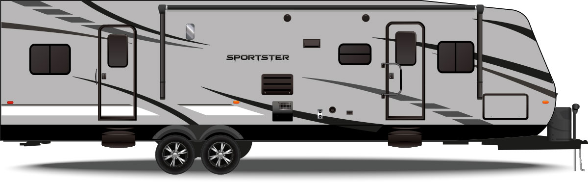 2021 KZ RV Sportster Travel Trailer Toy Hauler