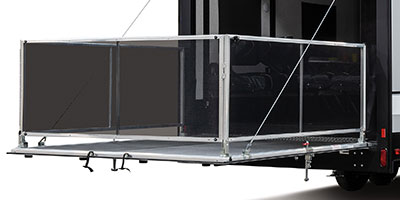 2021 KZ RV Sportster 331TH13 Fifth Wheel Toy Hauler Exterior Patio