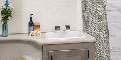 2021 KZ RV Sportster 331TH13 Fifth Wheel Toy Hauler Bathroom