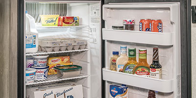 2021 KZ RV Sportster 331TH13 Fifth Wheel Toy Hauler Refrigerator