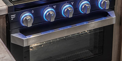 2021 KZ RV Sportster 331TH13 Fifth Wheel Toy Hauler Stove Controls