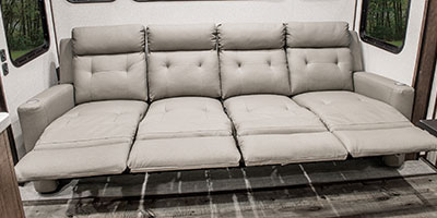 2021 KZ RV Venom V-Series V3916TK Fifth Wheel Toy Hauler Super Sofa Mid