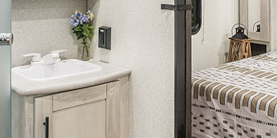 2022 KZ RV Connect C241RLK Travel Trailer Bathroom Sink
