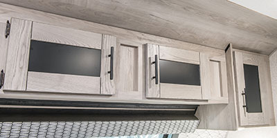 2022 KZ RV Connect C272FK Luxury Edition Travel Trailer Kitchen Overhead Cabinets