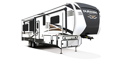 2022 KZ RV Durango Gold G358RPQ Fifth Wheel Exterior Front 3-4 Door Side