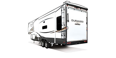 2022 KZ RV Durango Gold G358RPQ Fifth Wheel Exterior Rear 3-4 Off Door Side