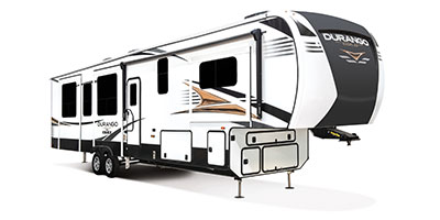 2022 KZ RV Durango Gold G391RKF Fifth Wheel Exterior Front 3-4 Door Side