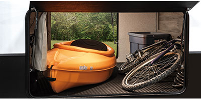 2022 KZ RV Durango Gold G391RKF Fifth Wheel Exterior Pass Through Storage