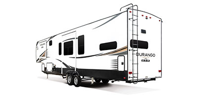 2022 KZ RV Durango Gold G391RKF Fifth Wheel Exterior Rear 3-4 Off Door Side