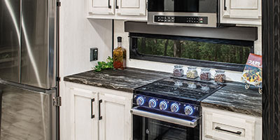 2023 KZ RV Durango Half-Ton D290RLT Fifth Wheel Kitchen Cabinets