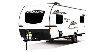 2022 KZ RV Escape E20 HATCH Travel Trailer Exterior Front 3-4 Off Door Side