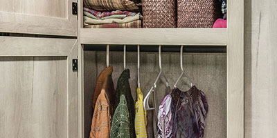 2022 KZ RV Sportsmen Classic 160QB Travel Trailer Closet