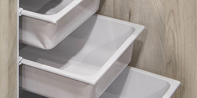 2022 KZ RV Sportsmen Classic 160QB Travel Trailer Kitchen Slide Out Drawers