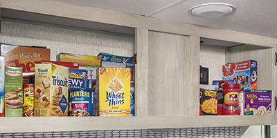 2022 KZ RV Sportsmen Classic 160QB Travel Trailer Overhead Cabinet