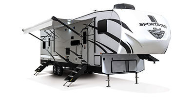 2023 KZ RV Sportster 331TH13 Fifth Wheel Toy Hauler Exterior Awning