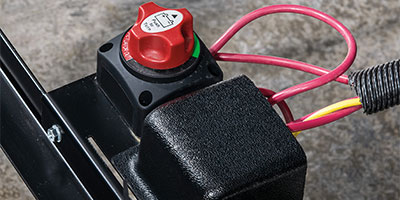 2023 KZ RV Connect SE C221FKKSE Travel Trailer Exterior Battery Disconnect