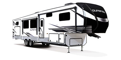 2023 KZ RV Durango D348BHF Fifth Wheel Exterior Front 3-4 Door Side