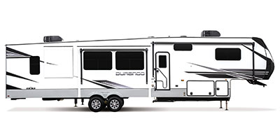 2023 KZ RV Durango D349DBF Fifth Wheel Exterior Side Profile Door