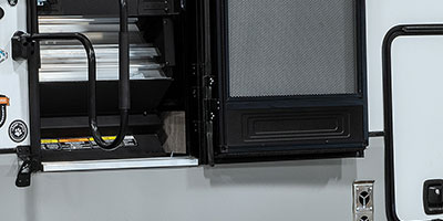 2023 KZ RV Durango D349DBF Fifth Wheel Exterior Steps Folded