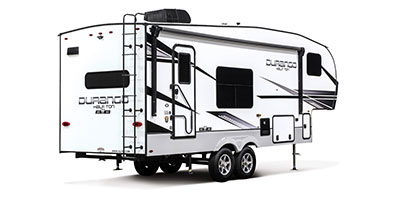 2023 KZ RV Durango Half Ton D230RKD Fifth Wheel Exterior Rear 3-4 Door Side