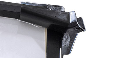 2023 KZ RV Durango Half Ton D230RKD Fifth Wheel Exterior Rear Rain Spout