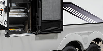 2023 KZ RV Durango Half Ton D230RKD Fifth Wheel Exterior Steps Folded